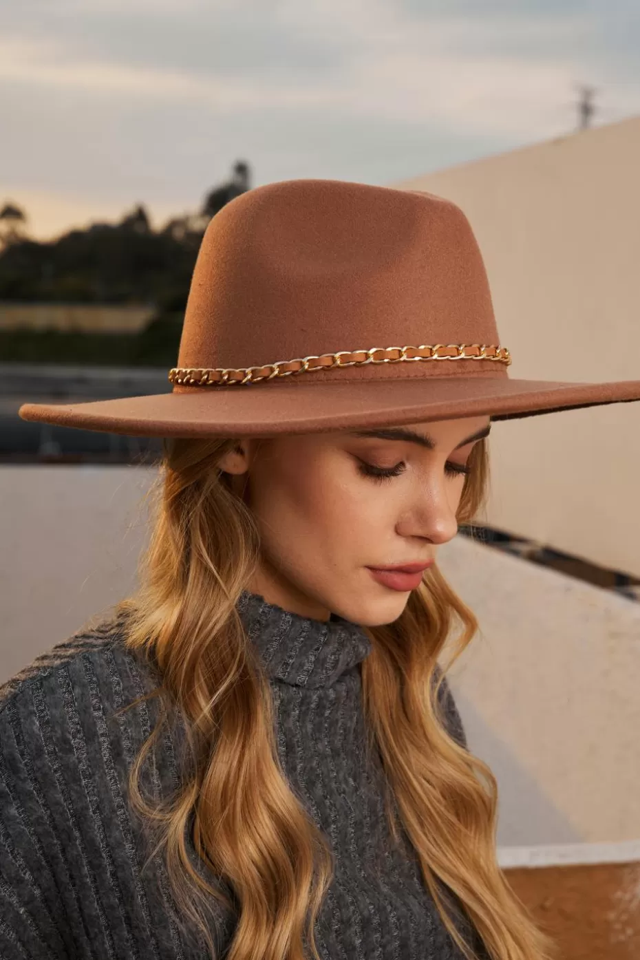 Online Cupshe Panama Hat Camel