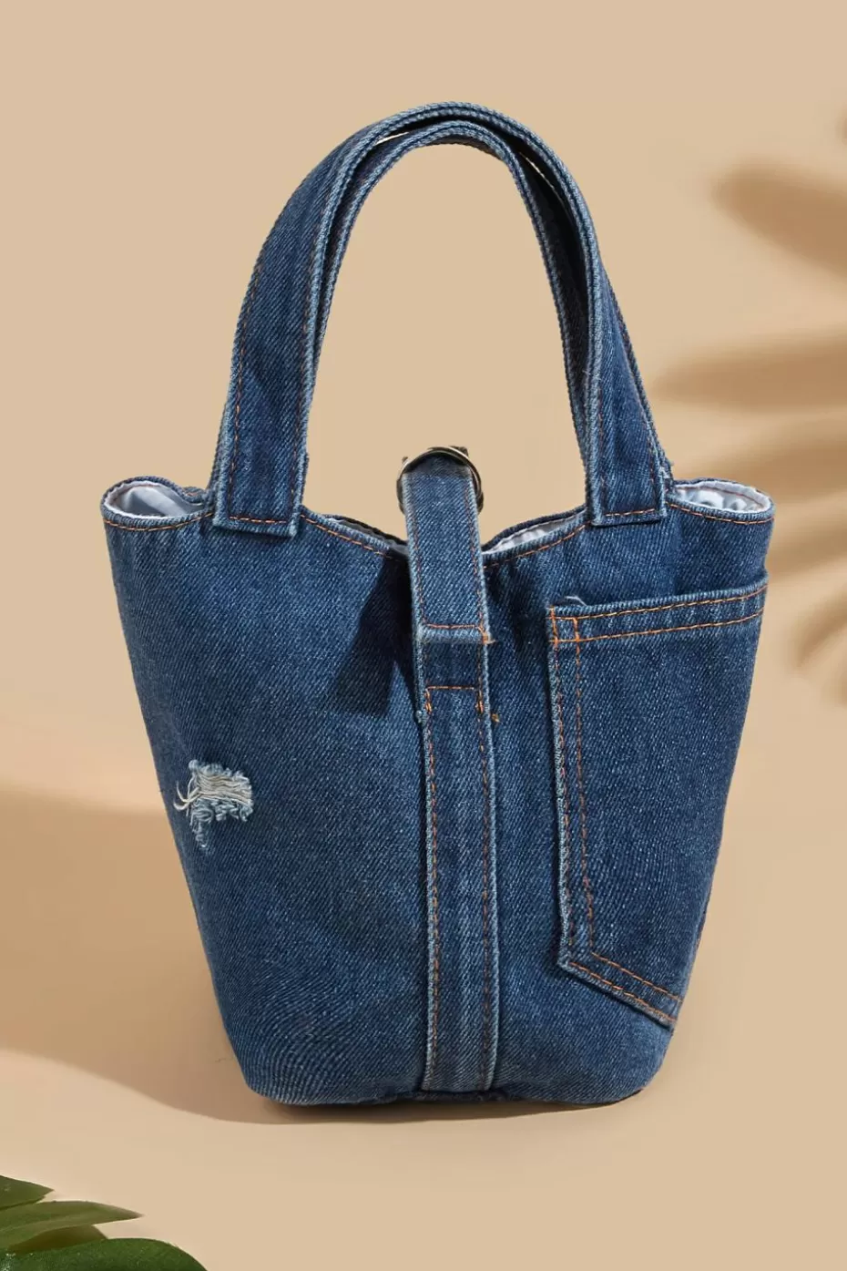 Best Cupshe Denim s Distressed Handbag Blue