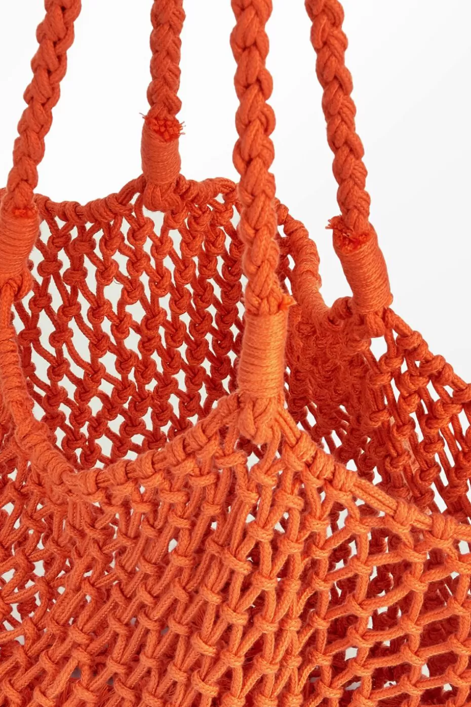 Best Cupshe Knotted Crochet Shoulder Bag Orange