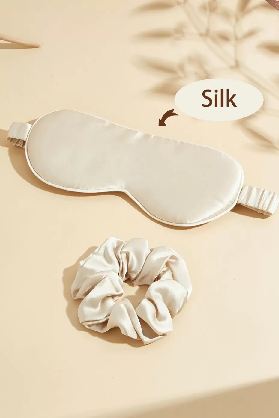 Best Cupshe Mask & Scrunchie Sleep Set White