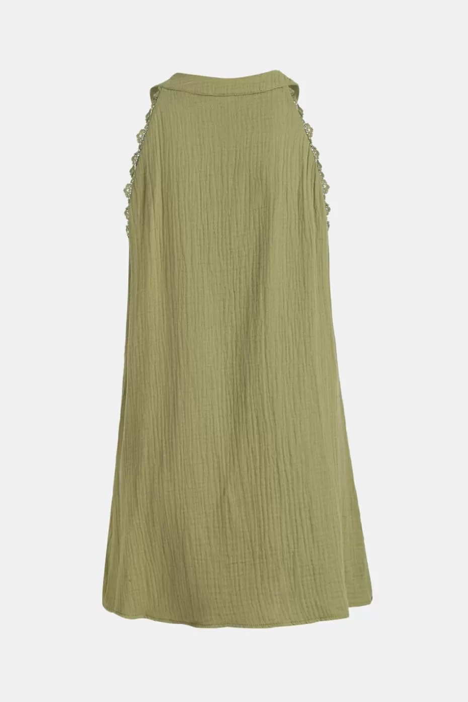 Flash Sale Cupshe Contrast Lace Cover-Up Dress Sage